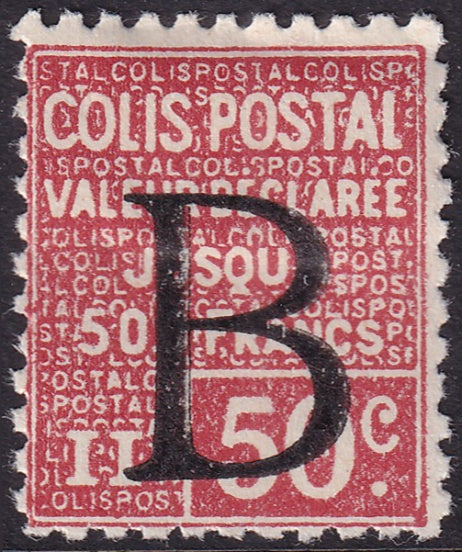 France 1936 Yt 104 parcel post MH* "B" overprint