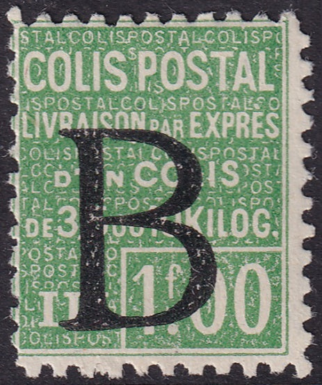 France 1936 Yt 105 parcel post MH* "B" overprint