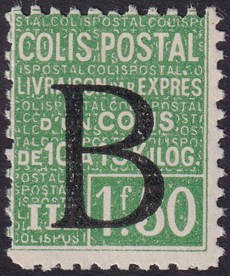 France 1936 Yt 106 parcel post MH* "B" overprint