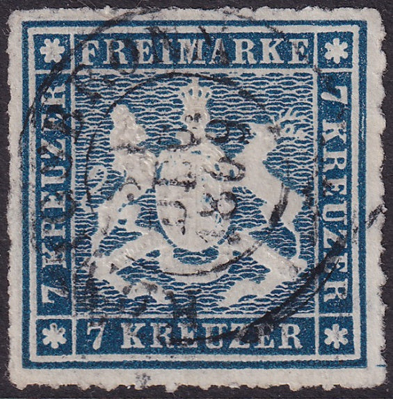 Wurttemberg 1868 Sc 44 used [..]bronn cancel