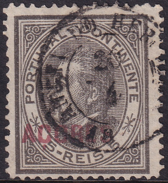 Azores 1881 Sc 40 used Angra cancel