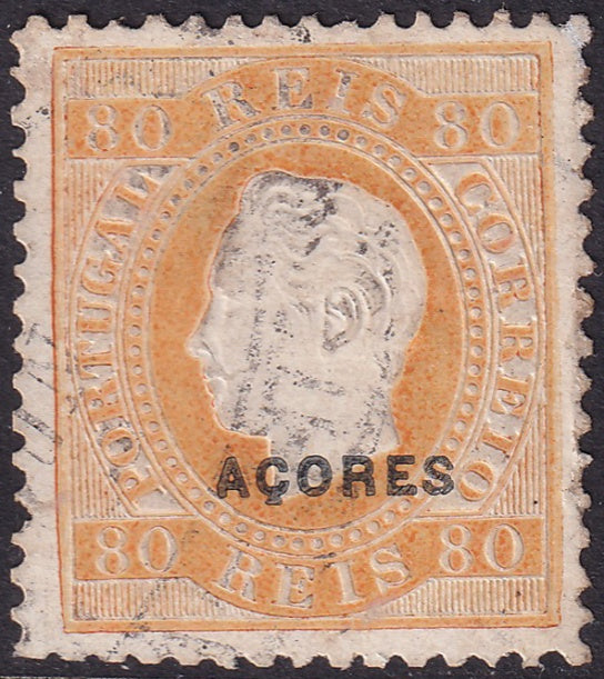 Azores 1882 Sc 53 used