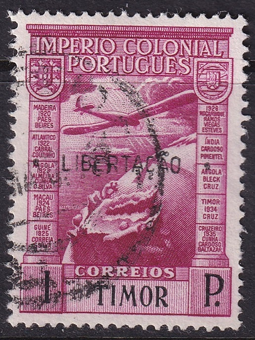 Timor 1947 Sc C23 air post used