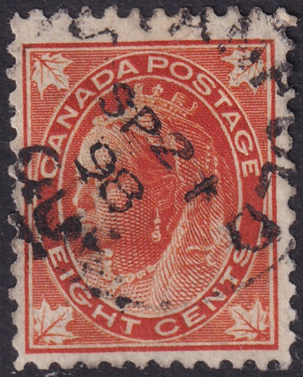Canada 1897 Sc 72 used Stanfold Quebec cancel