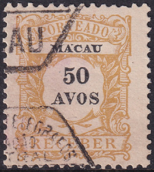 Macao 1904 Sc J10 postage due used