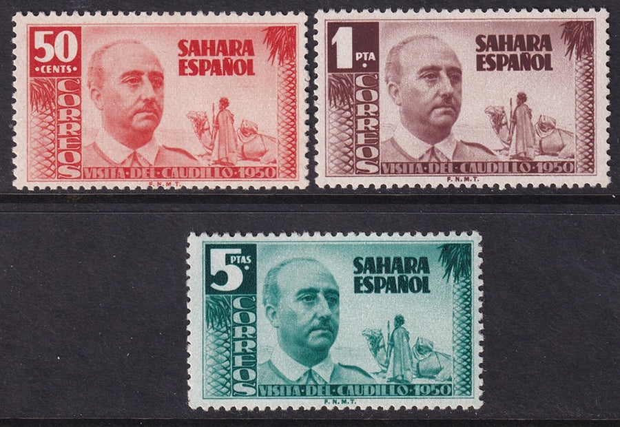 Spanish Sahara 1951 Sc 62-4 set MH*