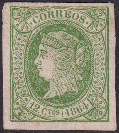 Spain 1864 Sc 63 MNG(*)