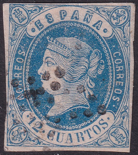 Spain 1862 Sc 57 used French GC cancel