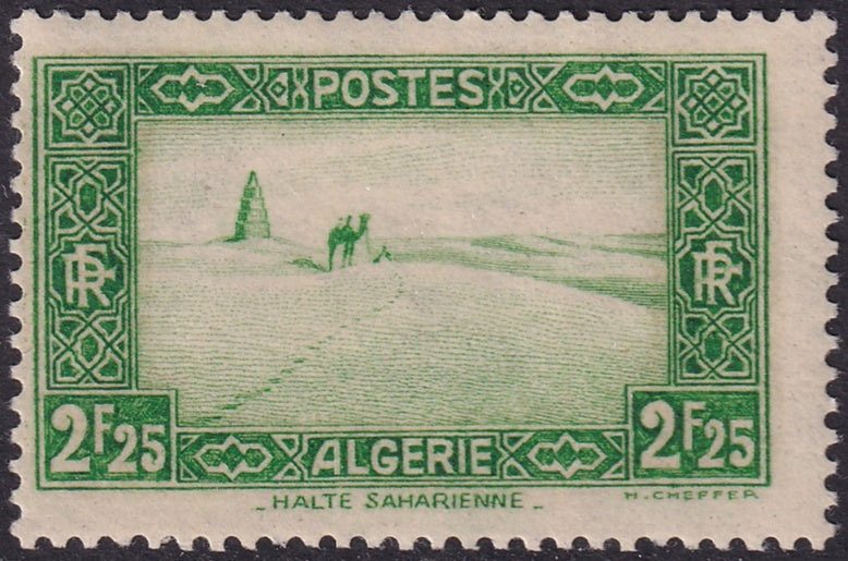 Algeria 1936 Sc 102 MNH** some ink marks on gum