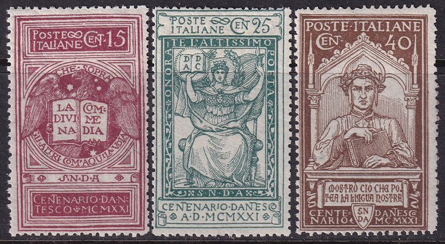 Italy 1921 Sc 133-5 set MLH*