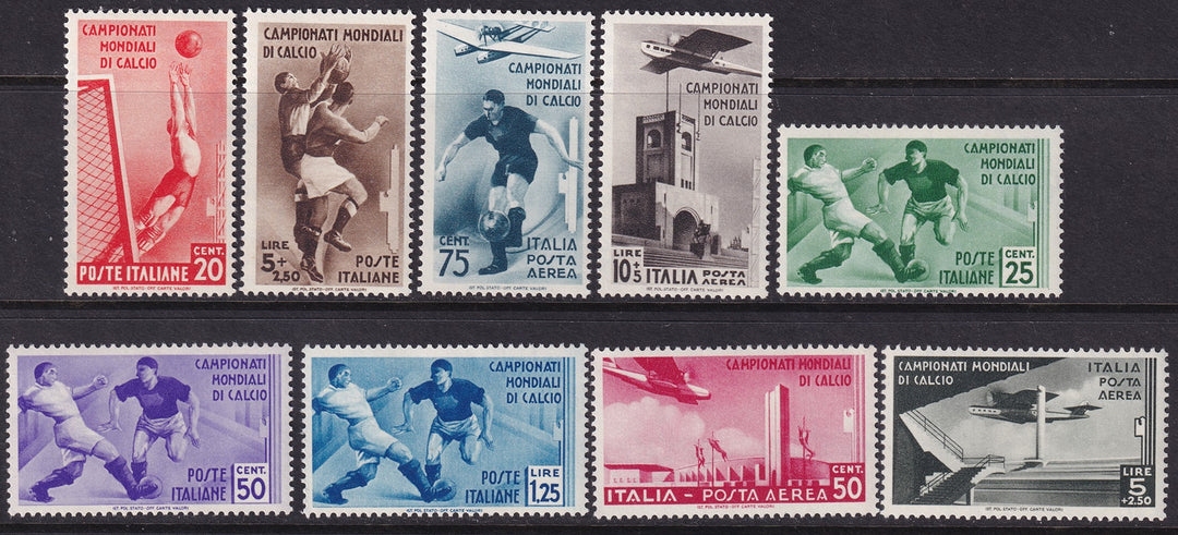 Italy 1934 Sc 324-8,C62-5 complete set MH*