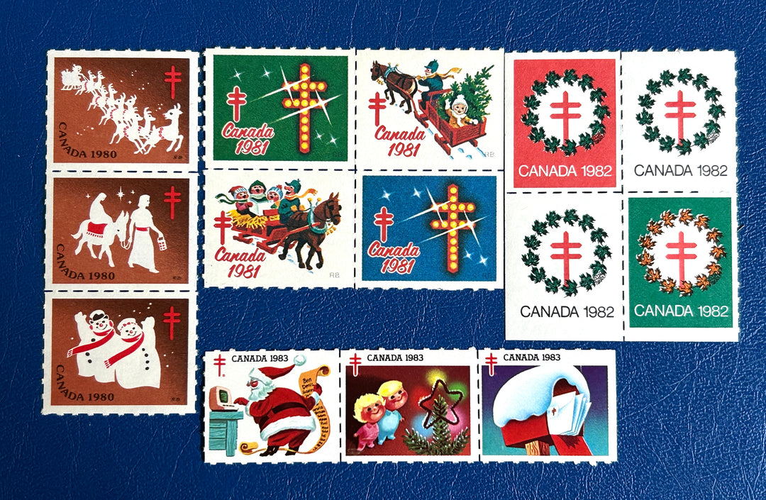 Canada - 1980-83 - Christmas Seals for Tuberculosis MNH**