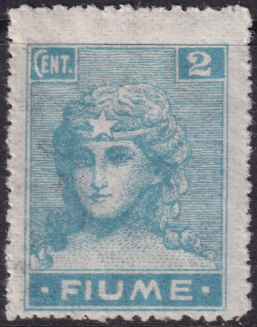 Fiume 1919 Sc 27a MH* thin translucent paper