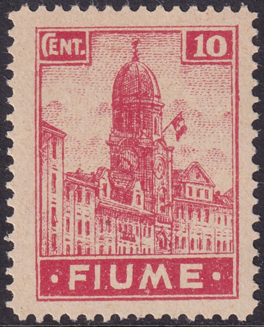 Fiume 1919 Sc 30a MNH** greyish paper