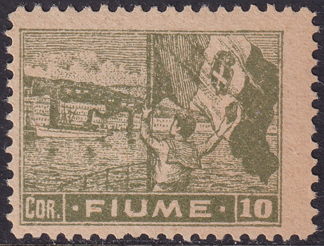 Fiume 1919 Sc 43a MNG(*) greyish paper