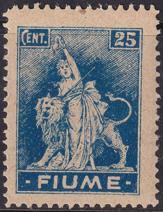 Fiume 1919 Sc 33a MNH** greyish paper