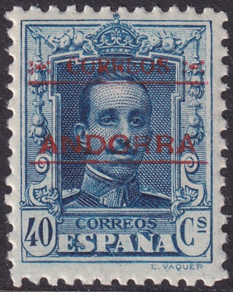 Andorra Spanish 1928 Sc 8 MH*