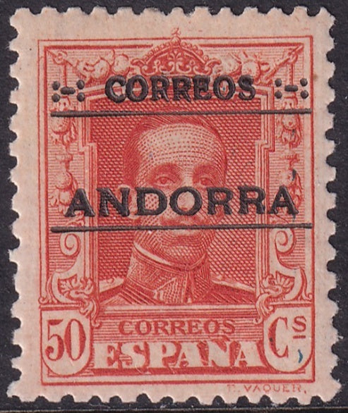 Andorra Spanish 1928 Sc 9 MH*