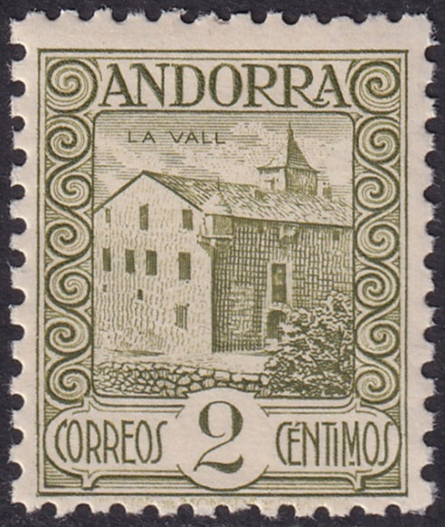 Andorra Spanish 1931 Sc 13a MNH** perf 11.5