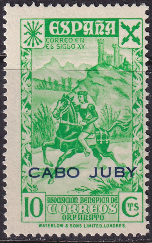 Cape Juby 1943 beneficencia Ed 13 MNH**