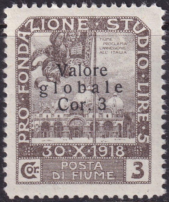 Fiume 1919 Sc 83 MNH** first overprint