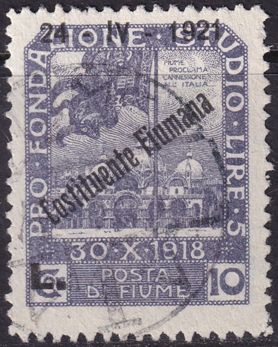 Fiume 1921 Sc 160 used