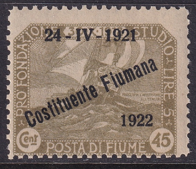 Fiume 1922 Sc 165 MNH**