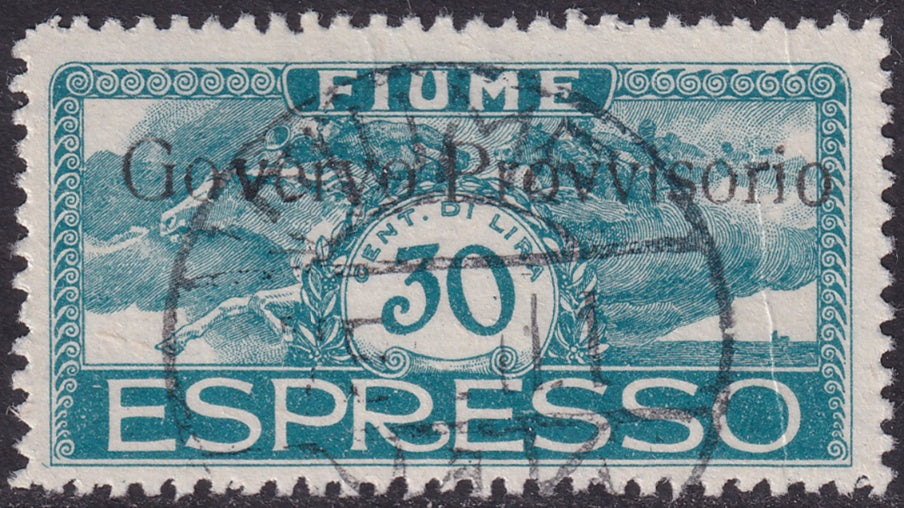 Fiume 1921 Sc E10 express used