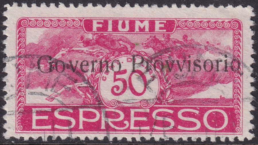 Fiume 1921 Sc E11 express used