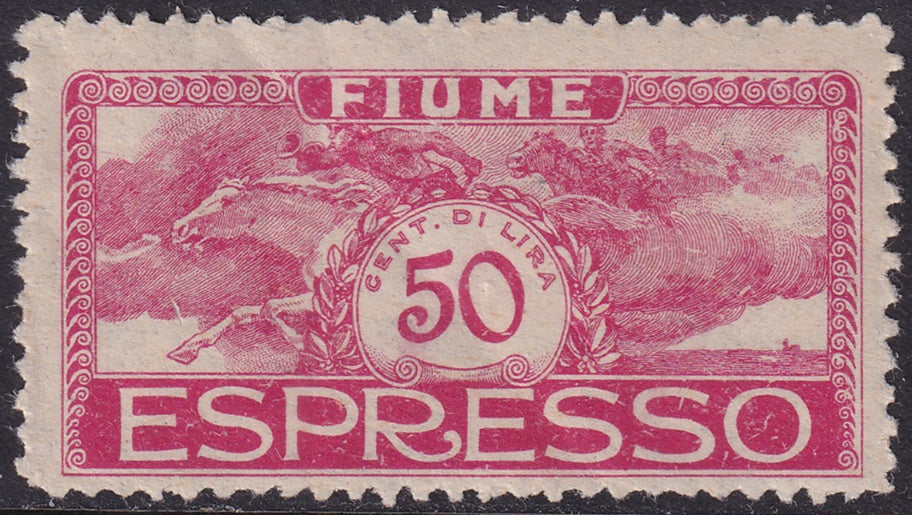 Fiume 1920 Sc E3 express MLH* large crease