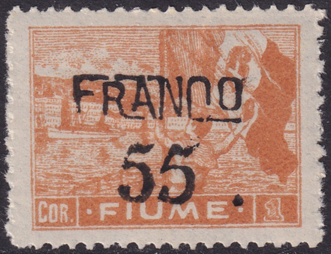 Fiume 1919 Sc 66 MNH** some rough perfs