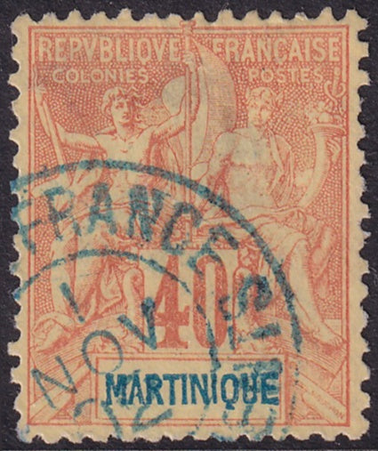 Martinique 1892 Sc 47 used