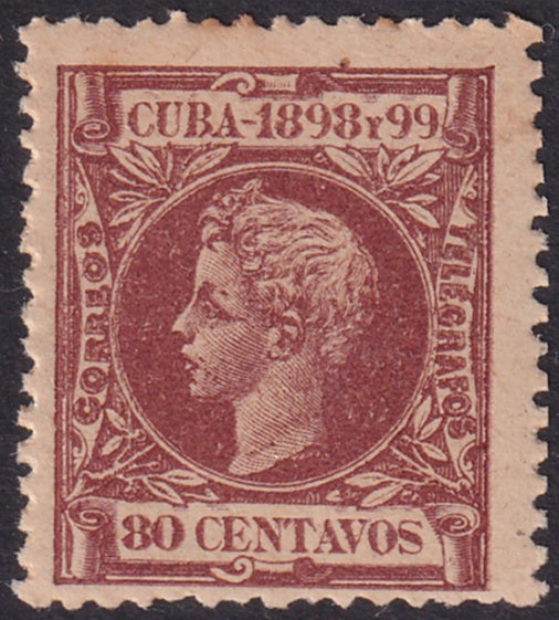 Cuba 1898 Sc 173 MNH** toned gum