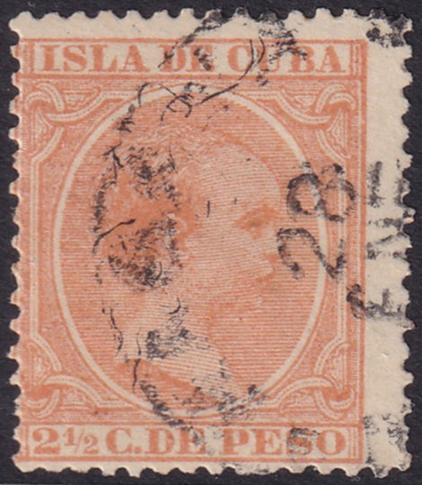 Cuba 1891 Sc 141 used Habana cancel