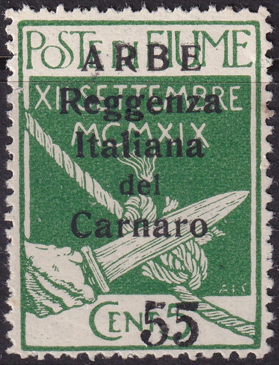 Fiume 1920 Sc 127 MH*