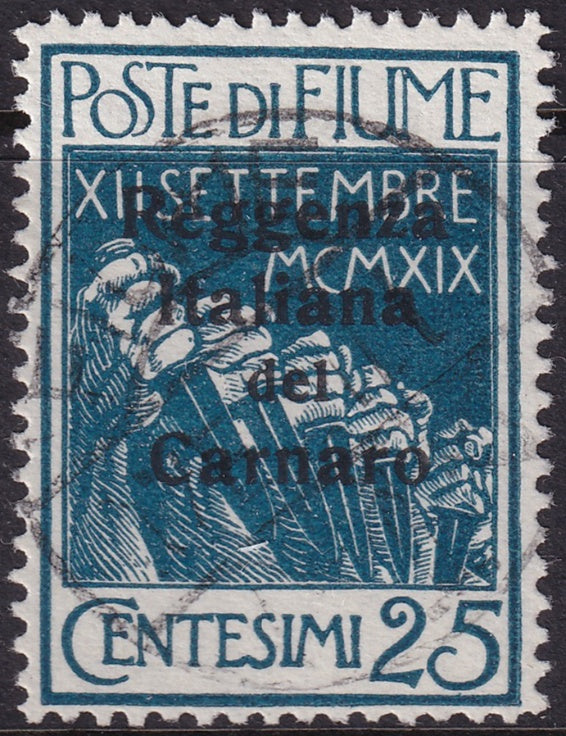 Fiume 1920 Sc 113 used forgery