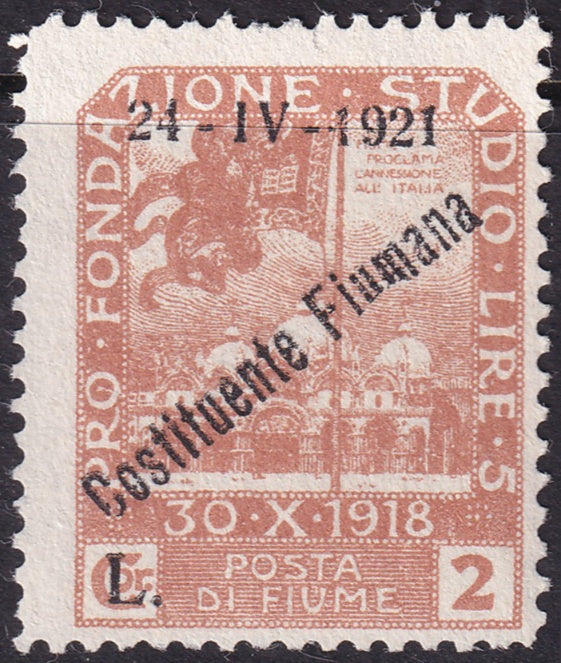 Fiume 1920 Sc 157 MNG(*) forgery