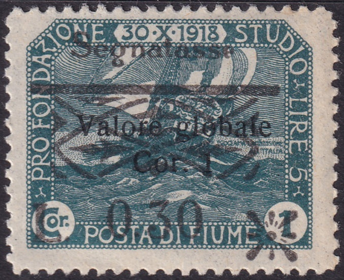 Fiume 1921 Sc J21 postage due MNH**