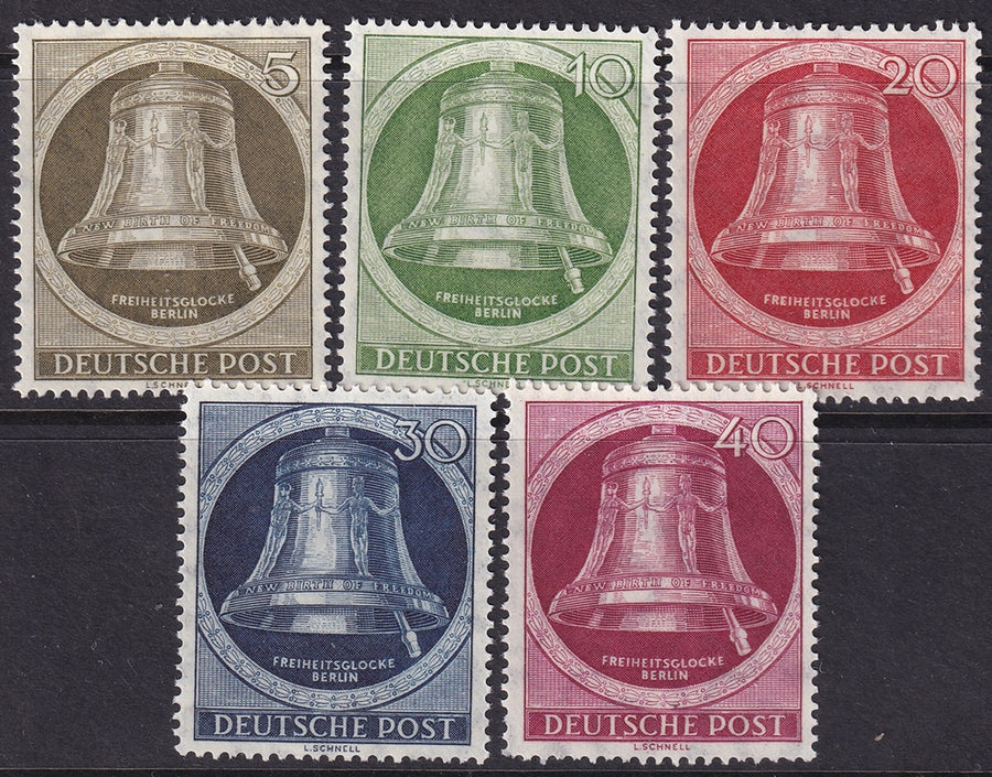 Berlin 1951 Sc 9N75-9 set MNH**