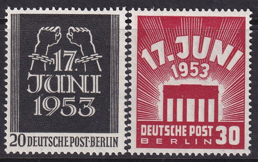 Berlin 1953 Sc 9N99-100 set MNH**