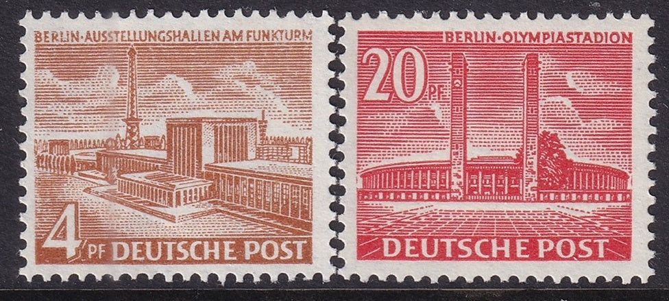 Berlin 1953 Sc 9N101-2 set MNH**