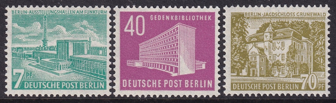 Berlin 1954 Sc 9N108-10 set MNH**