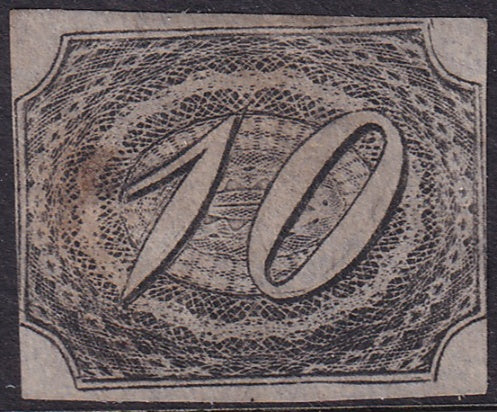 Brazil 1846 Sc 7 MNG(*) thin on left side