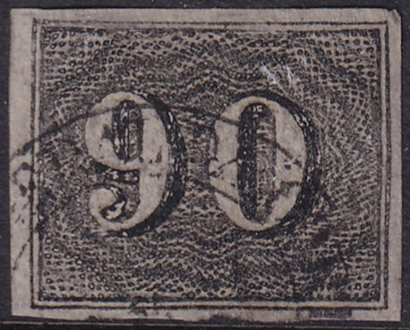 Brazil 1850 Sc 25 used Geral da Corte (Rio de Janeiro) cancel