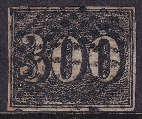 Brazil 1850 Sc 27 used lozenge with dots cancel 