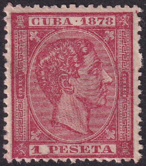 Cuba 1878 Sc 81 MNH** toned gum light horizontal crease