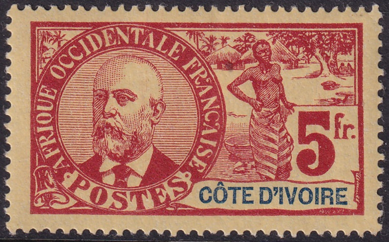 Ivory Coast 1906 Sc 36 MH*