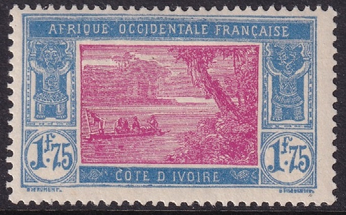 Ivory Coast 1935 Sc 74 MLH*