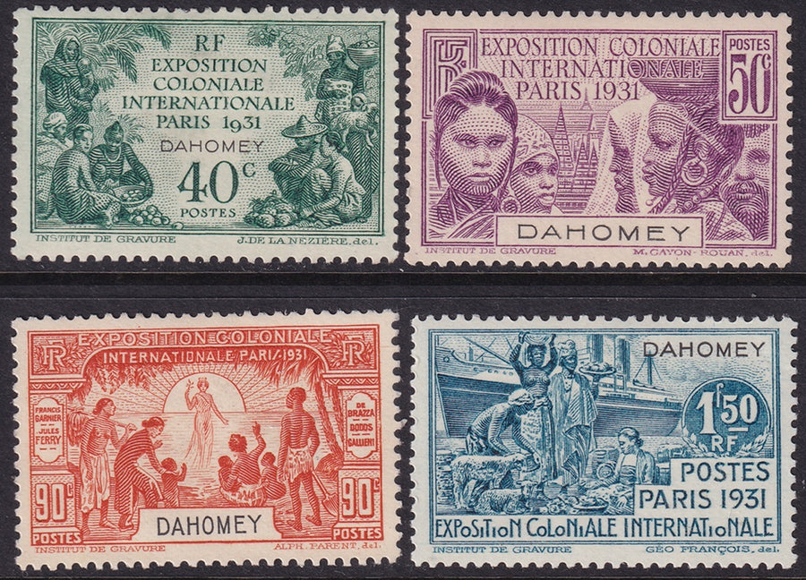 Dahomey 1931 Sc 97-100 set MH*