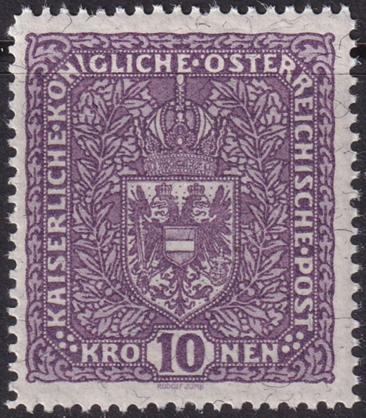 Austria 1919 Sc 175 MNH** granite paper type II
